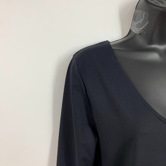 Abercrombie & Fitch Women's Stretch Long Sleeve Round Neck Body Suit Size XL - Picture 3 of 14